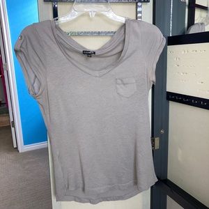 Express Gray Top